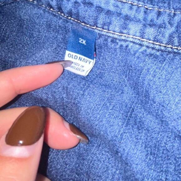 Jean shirt dress fallfits y2k - Picture 2 of 3